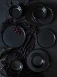 Cumpara ieftin Set veselă din ceramică, 18 bucati X134710 Negru 28x28x2 cm