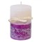 Lum&acirc;nare Decorativă, Violet, Parafină, 5x7.5 cm, Timp de Ardere 15 Ore
