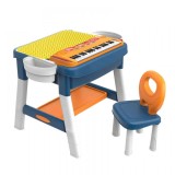 Masa tip lego cu scaunel si pian Buddy Fun, Oem