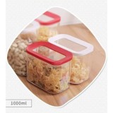 Cutie de Depozitare Alimente, Flippy, 1 L, cu capac, Alba