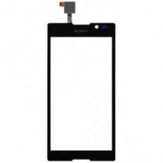 Geam cu touchscreen Sony S39 Xperia C Original Negru foto