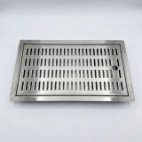 Tava scurgere, Tava de picurare - CNS pentru inserare 440 mm x 240 mm inclusiv racord de scurgere