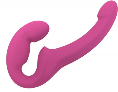 Dildo Strapless Share Lite Blackberry, Silicon, 25 cm foto