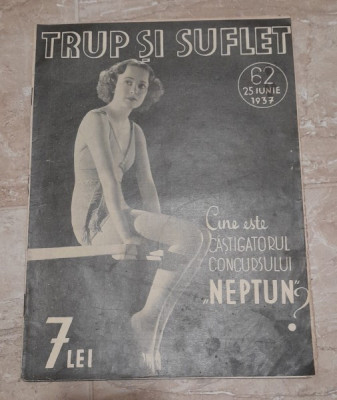 Revista Trup si Suflet nr.62/1937 foto