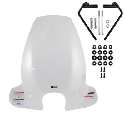 Parbriz mare transparent Piaggio Liberty 50 ie IGET 3V (16-22) 4T AC 50cc - Liberty ie IGET 3V ABS (16-22) 4T AC 125-150cc foto