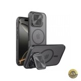 Husa MagSafe pentru Apple iPhone 16 Pro Nillkin CamShield Prop Neagra