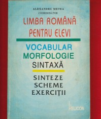 Al. Metea (coord.), &quot;Limba Romana pentru elevi. Vocabular, morfologie, sintaxa&quot;