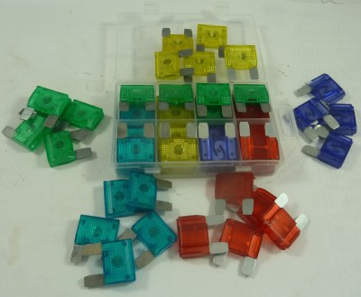 Set sigurante auto BestAutoVest plate Extra Mari pe sortimente, 20-100A ,24 buc AutoDrive ProParts foto