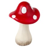 Decoratiune pentru gradina, Design Ciupercuta, Ceramica, 14x14x21 cm, Oem