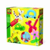 Set creativ-Baloane magice pentru copii de facut animale si figurine, SES Creative