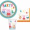 Set de petrecere din 32 de piese Peppa Pig