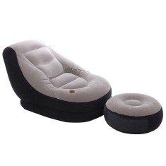 Fotoliu Gonflabil 2in1 Tip sezlong cu taburet inclus CasaShop Intex 130x99x76 cm