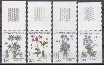 Franta 1983 - Flori, MNH foto