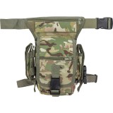 Geanta de Picior Hip-Bag Velcro MultiCamo MFH