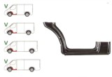 Prag Mercedes Sprinter 209-524 07.2006-10.2013, Sprinter 210-519 10.2013-, Vw Crafter (2e) 12.2005-2017 , partea Fata Stanga, Sub Usa Din Fata; Cu 1/, Rapid