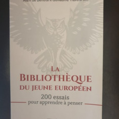 Alain de Benoist et Guillaume Travers - La bibliotheque du jeune europeen - 200 essais pour apprender a penser