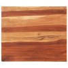 Blat masa lemn masiv acacia vidaXL 60x70 cm, grosime 25-27 mm, maro