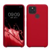 Husa Kwmobile pentru Google Pixel 5, Rosu, Silicon, KWM0000122K035C, Carcasa