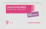 bnk card Cartela telefonica de colectie - Telekom 5 &euro; - Refill - Col:RO-TKM-REF-0010-180720