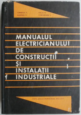 Manualul electricianului de constructii si instalatii industriale. Pentru scolile profesionale (Anii I si II) ? Canescu T. foto