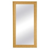 Oglinda de perete cu cadru impletit, 60x120cm, Bej, CMCLASS