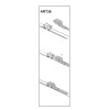 Stergator parbriz sofer VOLVO C70 II Cabrio03/2006➝ COD:ART38 26&quot; Automotive TrustedCars, Oem