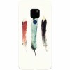 Husa silicon pentru Huawei Mate 20, Three Feathers