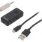 Receiver Bluetooth Neagra Jack 3.5mm MicroSD USB 10m 300mAh
