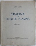 Gradina cu flori de toamna (Versuri) &ndash; Iustin Iliesiu