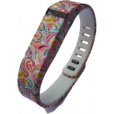 FloralFlex Bratara TPU pentru Fitbit Flex Culoare Spring Flex 2, Marime L foto