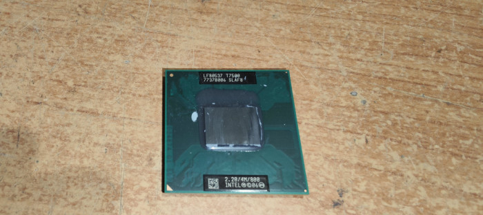 Intel Core 2 Duo Procesor T7500, 2,20 GHz, 4mb Cache, 800 MHz FSB, Socket P