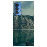Husa compatibila cu Motorola Edge 20 Lite model Vulcanic lake, Silicon, TPU, Viceversa, Transparent, Carcasa