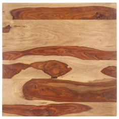 Blat de masă, 60x60 cm, lemn masiv sheesham, 25-27 mm