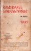 C8413N Calendarul Ligii Culturale pe anul 1931