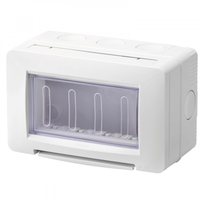 Doza aplicata PT 4M IP55 Gewiss Chorus gri GW16514 foto