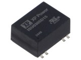 Convertor DC/DC 3W XP POWER 4,5-12VDC la 15VDC/-15VDC