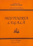 Mostenirea legala - Francisc Deak | Carte Drept Civil | Stare Buna | Editura C.H. Beck
