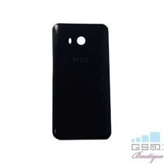 Capac Baterie Spate Cu Adeziv Sticker HTC U11 Negru foto