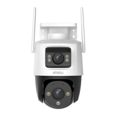Camera de supraveghere smart / inteligenta IMOU Cruiser Dual Cam, 5MP + 5MP, Wi-Fi, IR 30m, slot micro SD, microfon, difuzor, in foto