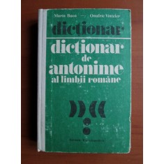 Marin Buca - Dictionar de antonime ale limbii romane (1990, editie cartonata)