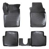 Cumpara ieftin Set Covorase Auto Cauciuc TPE Umbrella pentru Fiat 500 (2007-), Bordura 3cm, Antiderapante
