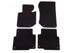 Mochete din covor cu doua straturi, potrivite pentru BMW 3 series E36 sedan, estate, coupe, compact 1991-1998, set de 4 bucati, negru Performance Auto