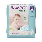 Scutece Eco Friendly Nr 3, 4-8kg, 28 bucati, Bambo Nature