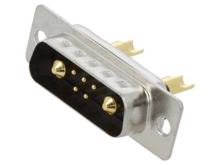 Conector D-Sub 7 PIN tată, pe cablu