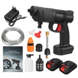 Masina de spalat cu presiune, AUDEW, Masina de spalat podea, 2 baterii, 10 L/min, 300 W, 60Bar, Negru