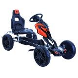 Cumpara ieftin GO Kart cu pedale, 5-10 ani, Kinderauto Thunder, roti EVA, culoare Neagra