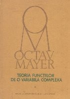 Teoria functiilor de o variabila complexa foto