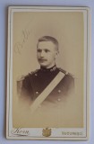 CDV Atelier Romania Bucuresci Bucuresti Korn barbat in uniforma militar Vienna 1896