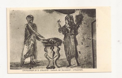 FV4-Carte Postala- ITALIA - Catacomba di S. Callisto, necirculata foto