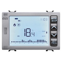 Cronotermostat + control umiditate 3M Easy Gewiss Chorus titan GW14794H